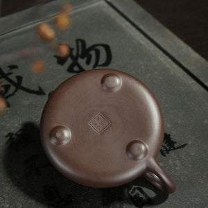 185ML Handcrafted Buddhist Scriptures Yixing Purple Clay Teapot Small Capacity Traditional Chinese Kettle Puer Oolong Tea Set acacuss