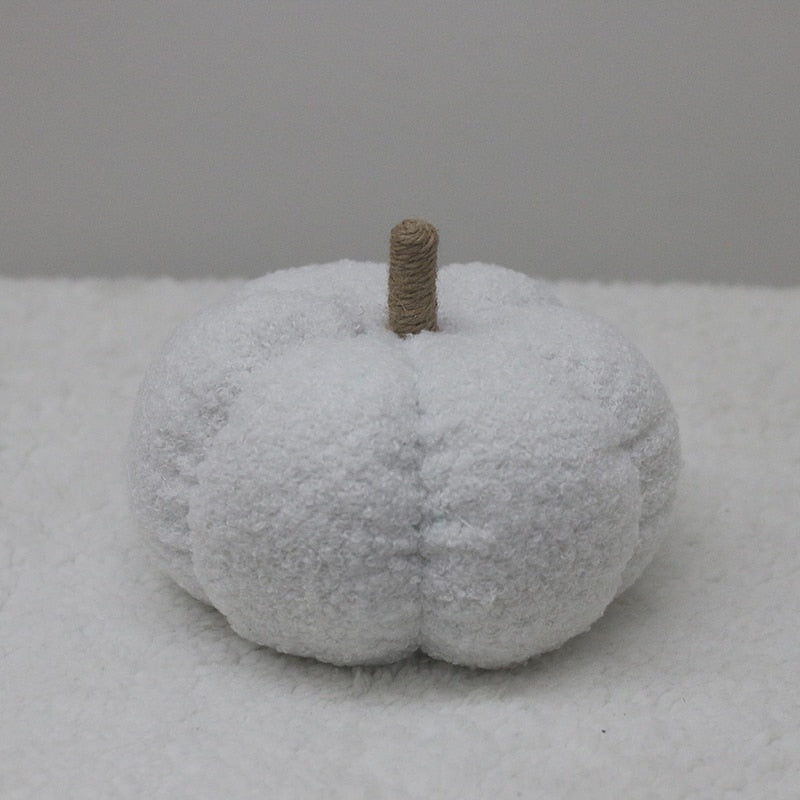 18cm Hand Stuffed Plush Pumpkin Harvest Festival Home Furnishing Cute Plush Pumpkin Decoration Christmas Gift acacuss