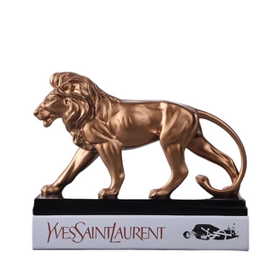 Creative Resin Male Lion Statue Decoration Figurines Study Room Ornament Sculpture Animals Crafts Home Jewelry Decor Gift acacuss