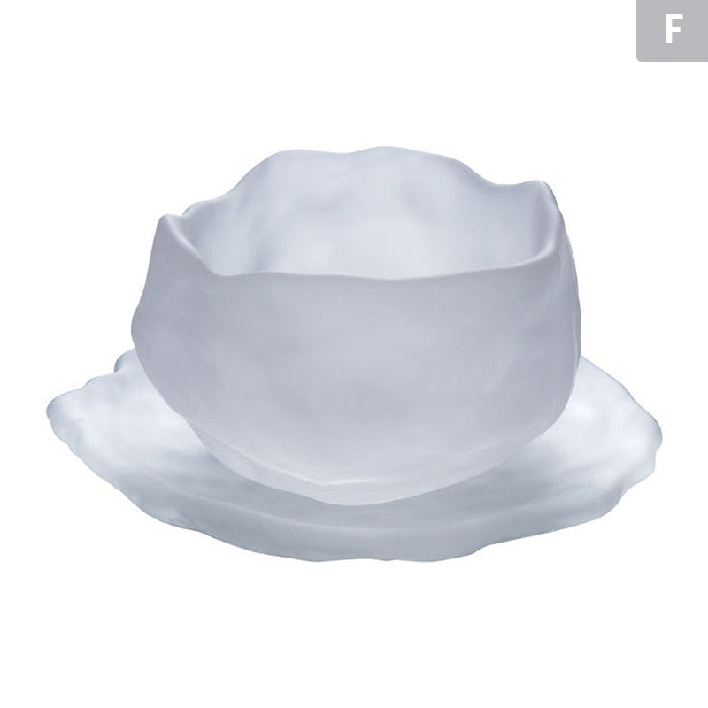 1PC Glass Tea Set Small Wine Cup Tasting Transparent Tea Cups White Wine Cup acacuss
