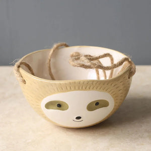 1Pcs Ceramic Hanging Plant Pots Scindapsus Chlorophytum Hanging Flower Basket Flower Pot Cartoons Animal Vase Garden Decoration acacuss