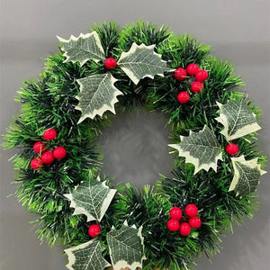 1Pcs Christmas Wreaths Door Hanging Rattan Venue Layout Christmas Decorations Garland for Home Party Decor 2023 New Year acacuss