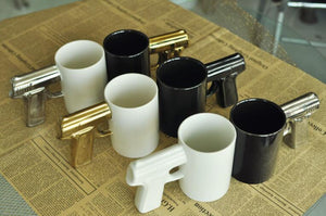 1Pcs Pistol Grip Ceramics Coffee Cups And Mugs Funny Gun Mug Milk Tea Cup Creative Style Ceramic Coffee Mug Drinkware ZL291 acacuss