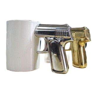 1Pcs Pistol Grip Ceramics Coffee Cups And Mugs Funny Gun Mug Milk Tea Cup Creative Style Ceramic Coffee Mug Drinkware ZL291 acacuss