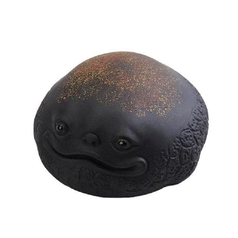 1Pcs Purple sand golden toad tea pet can raise lucky tea to play tea table accessories tea figurine teapets Purple Clay Zen acacuss