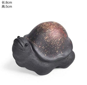 1Pcs Purple sand golden toad tea pet can raise lucky tea to play tea table accessories tea figurine teapets Purple Clay Zen acacuss