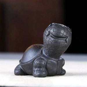 1Pcs Purple sand golden toad tea pet can raise lucky tea to play tea table accessories tea figurine teapets Purple Clay Zen acacuss