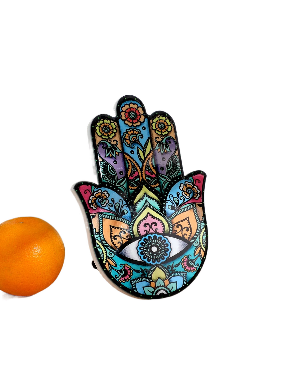 Ceramic Evil Eye Hamsa Hand Desk Ornament Desk Decor Home Decorations Desk Accessories Gothic Home Decor Table Decoration Items acacuss