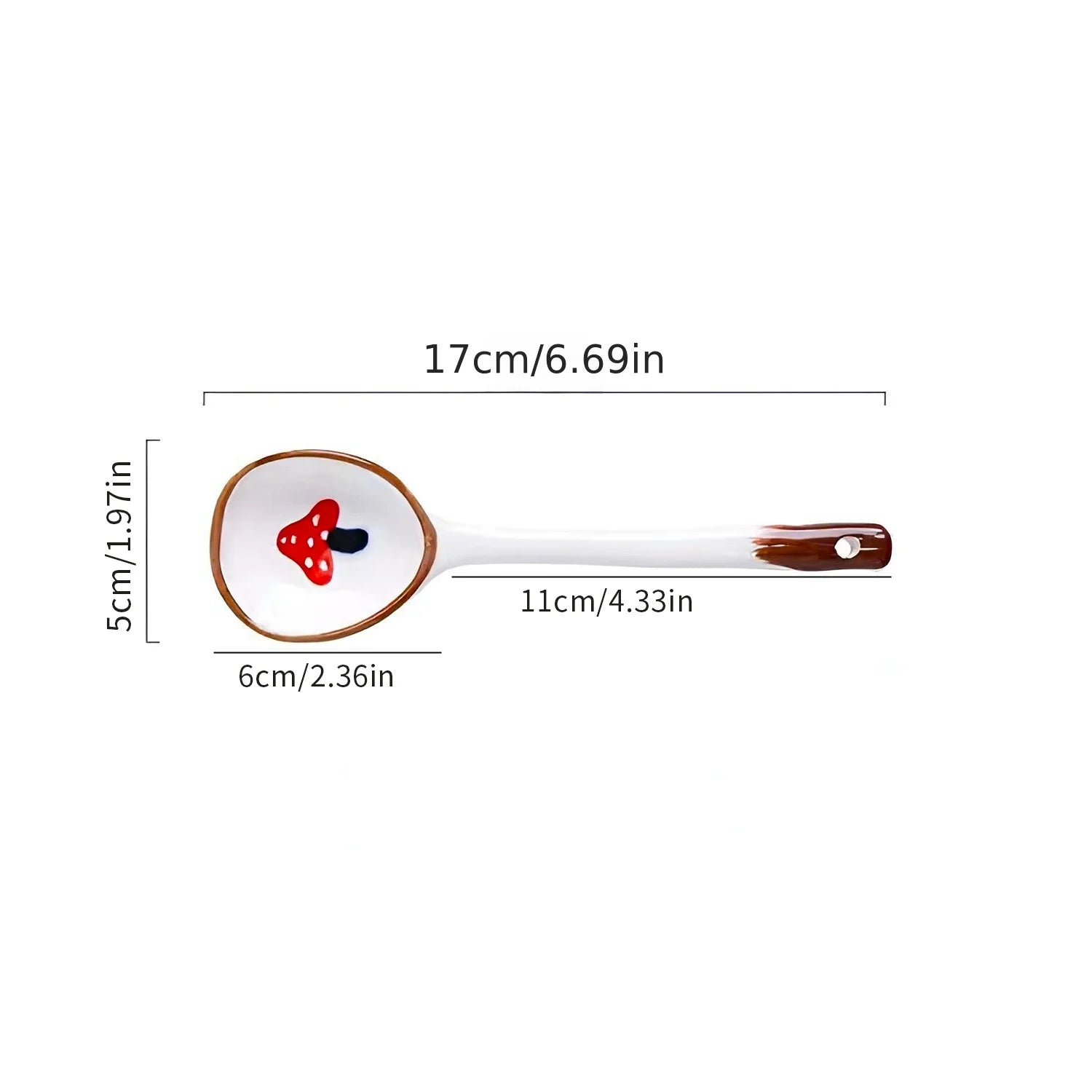 1pc Ceramic Spoon Rice Spoon Cartoon Cute Soup Spoon Household Tableware Long Handle Spoon acacuss