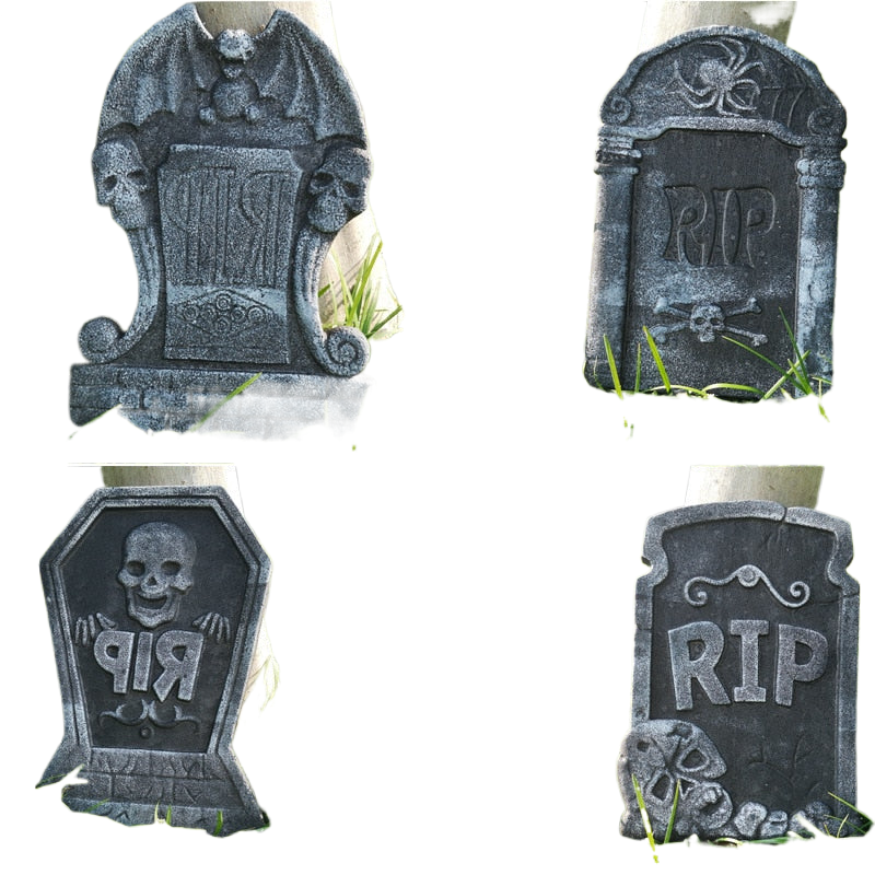 1pc Foam Skeleton Halloween Decorations for Home Grave Bat Party Supplies Halloween Accessories Horror House Props Rip Tombstone acacuss