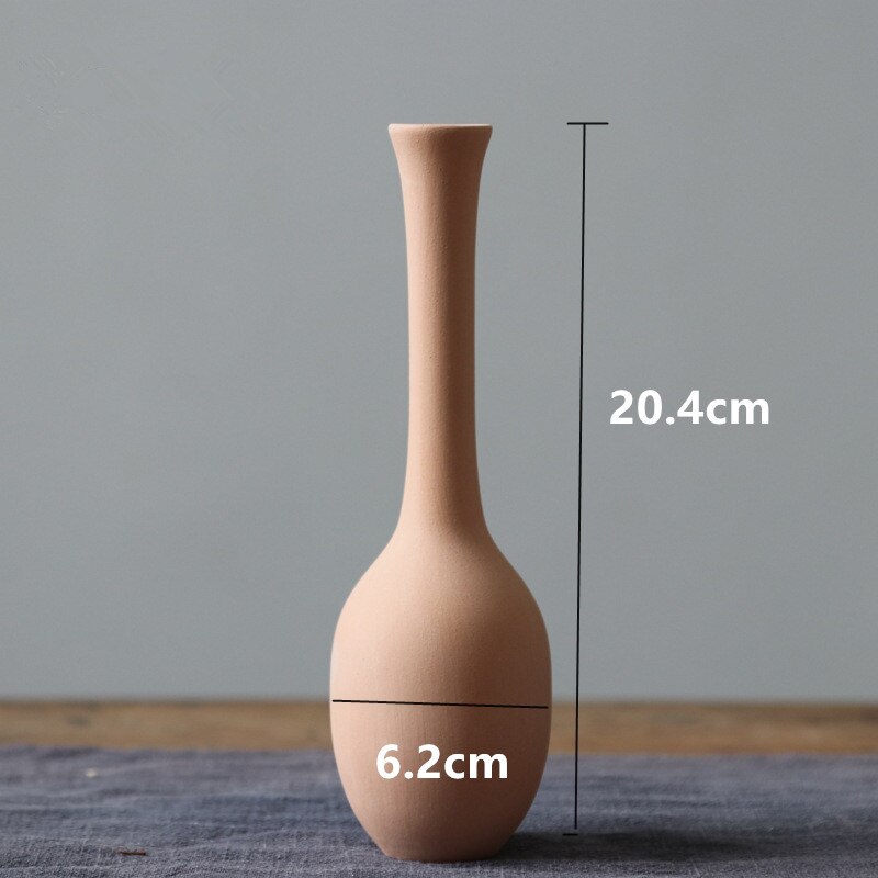 1pc Frosted Ceramic Vase Home Decoration CeramicFlower Vase Photography Props acacuss