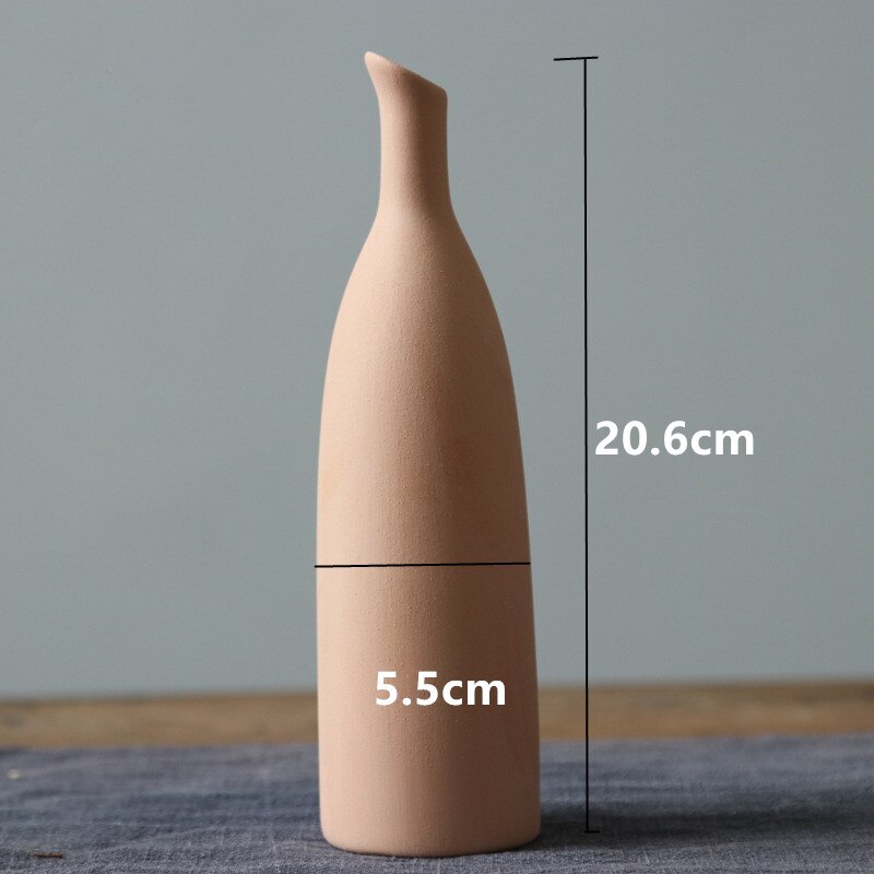 1pc Frosted Ceramic Vase Home Decoration CeramicFlower Vase Photography Props acacuss