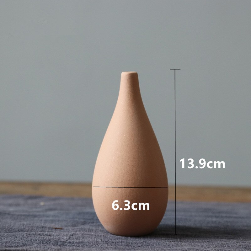 1pc Frosted Ceramic Vase Home Decoration CeramicFlower Vase Photography Props acacuss