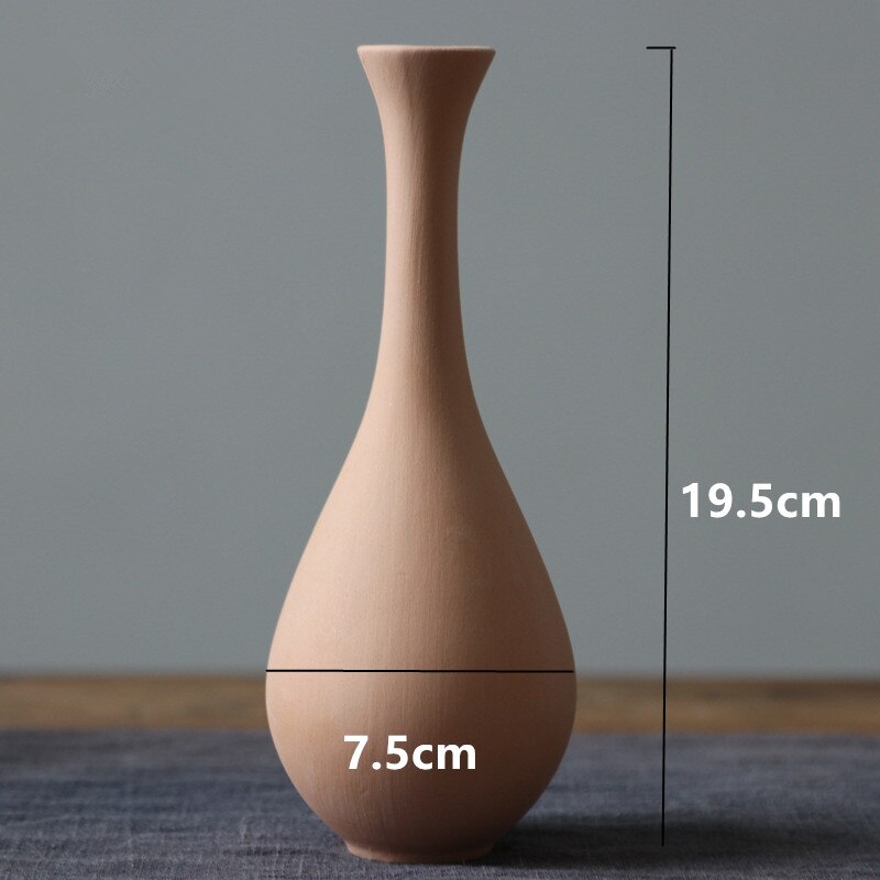 1pc Frosted Ceramic Vase Home Decoration CeramicFlower Vase Photography Props acacuss