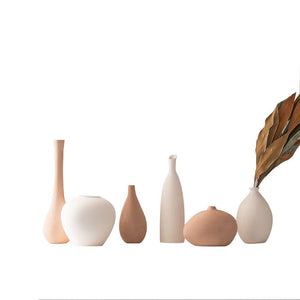 1pc Frosted Ceramic Vase Home Decoration CeramicFlower Vase Photography Props acacuss