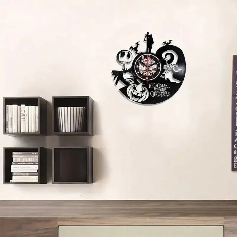 1pc, Vinyl Record Wall Clock, Vintage Clock, Wall Clock 3D, Wall Clock Birthday Gift, Unique Art Handmade-Without Battery acacuss