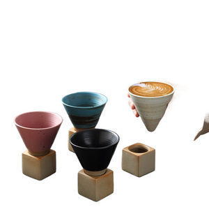 1pcs Creative Retro Ceramic Coffee Cup Rough Pottery Tea Cup Japanese Latte Pull Flower Porcelain Cup Household New Pottery Mug acacuss