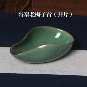 1piece Ceramic Tea Holder Spoon Spare Accessories Business High-Quality Porcelain Gift Tableware acacuss