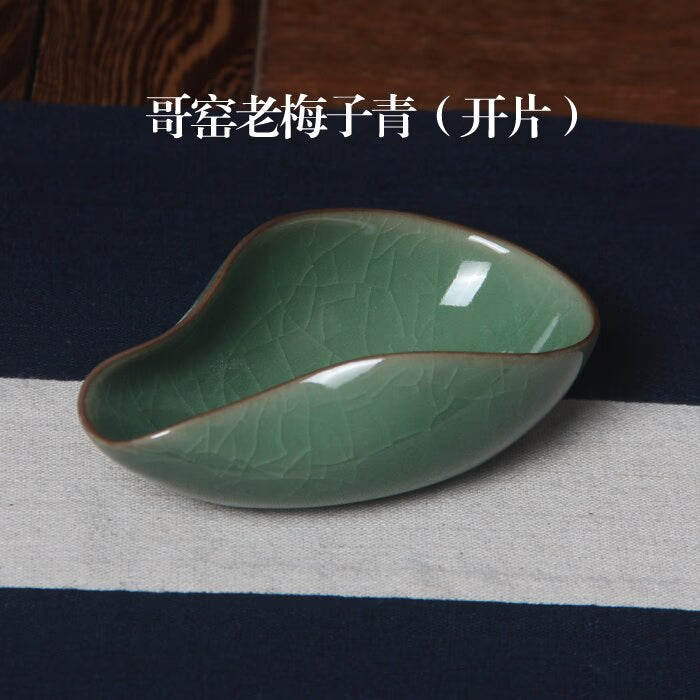 1piece Ceramic Tea Holder Spoon Spare Accessories Business High-Quality Porcelain Gift Tableware acacuss