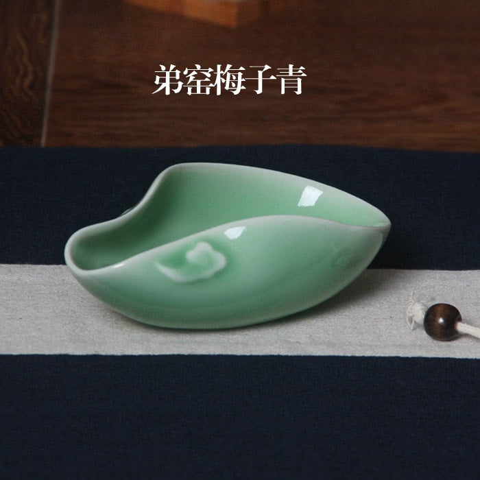 1piece Ceramic Tea Holder Spoon Spare Accessories Business High-Quality Porcelain Gift Tableware acacuss
