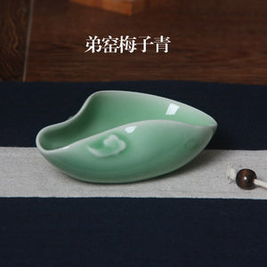 1piece Ceramic Tea Holder Spoon Spare Accessories Business High-Quality Porcelain Gift Tableware acacuss