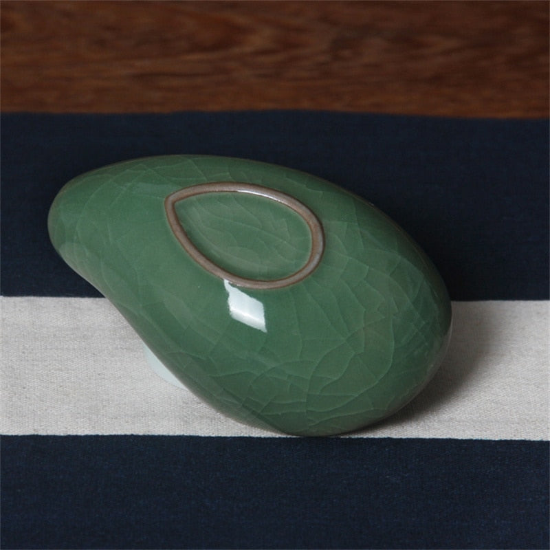 1piece Ceramic Tea Holder Spoon Spare Accessories Business High-Quality Porcelain Gift Tableware acacuss