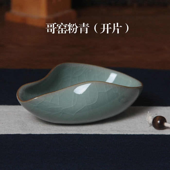 1piece Ceramic Tea Holder Spoon Spare Accessories Business High-Quality Porcelain Gift Tableware acacuss