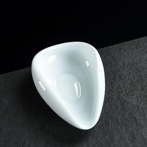 1piece Ceramic Tea Holder Spoon Spare Accessories Business High-Quality Porcelain Gift Tableware acacuss