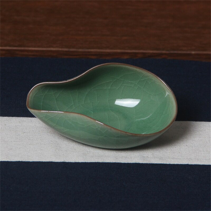 1piece Ceramic Tea Holder Spoon Spare Accessories Business High-Quality Porcelain Gift Tableware acacuss