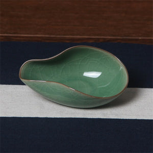 1piece Ceramic Tea Holder Spoon Spare Accessories Business High-Quality Porcelain Gift Tableware acacuss