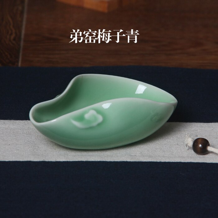 1piece Ceramic Tea Holder Spoon Spare Accessories Business High-Quality Porcelain Gift Tableware acacuss