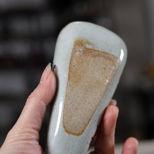 1piece Pottery Tea Holder Spoon Hand PaintedSpare Accessories Business High-Quality Porcelain Gift Tableware acacuss