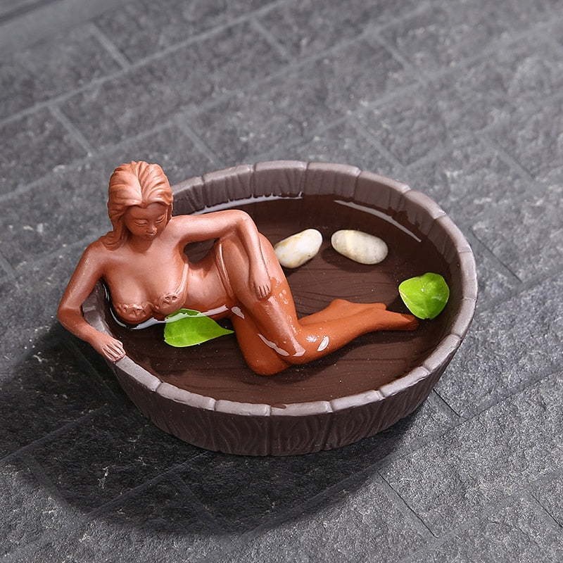 1piece Purple Clay Mascot Tea Pet Accessories Handicraft Home Decoration Teaware Business Gift Furnishing Articles acacuss