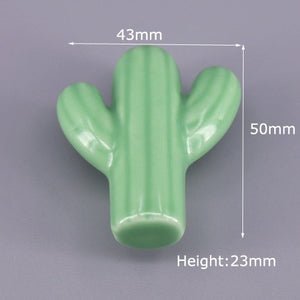 1x Green color series Ceramic Knobs  Dresser Drawer Cabinet Handle Pulls / CuteKitchen Cupboard Knob Furniture Hardware acacuss