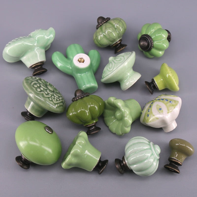 green dresser knobs 1x color series Ceramic Drawer Cabinet Handle Pull – acacuss Ceramic cabinet knobs are Sabrina Carpenter's 'Nonsense Christmas' steampunk dress up Gender:Men