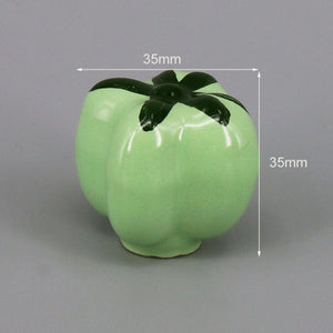 1x Green color series Ceramic Knobs  Dresser Drawer Cabinet Handle Pulls / CuteKitchen Cupboard Knob Furniture Hardware acacuss
