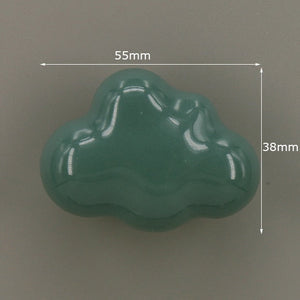 1x Green color series Ceramic Knobs  Dresser Drawer Cabinet Handle Pulls / CuteKitchen Cupboard Knob Furniture Hardware acacuss