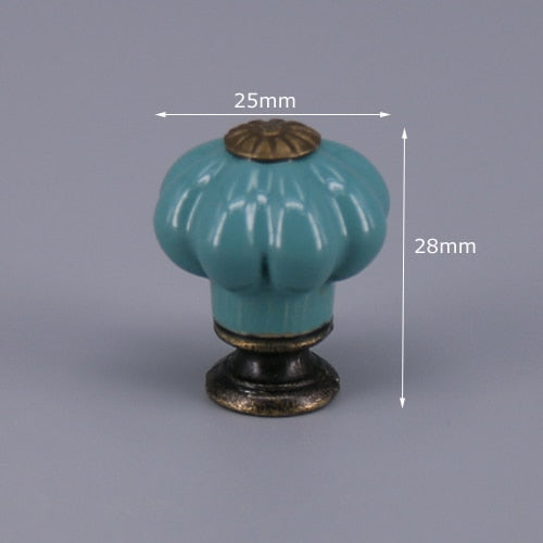 1x Special color Ceramic Wardrobe Drawer Pull Handle Furniture Knob Hardware Europe Cabinet Cupboard Handles Drawer Pull acacuss