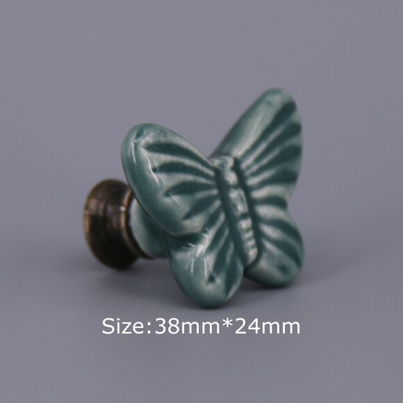 1x Special color Ceramic Wardrobe Drawer Pull Handle Furniture Knob Hardware Europe Cabinet Cupboard Handles Drawer Pull acacuss
