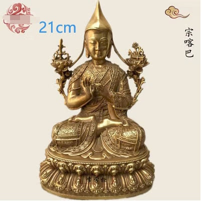 21CM Copper Statue Medicine Master Buddha Yellow God Wealth Green Tara Vajrasattva Great White Umbrella Cover Sun Tathaga acacuss
