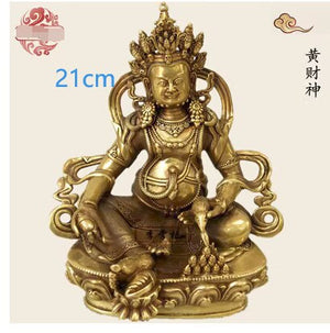 21CM Copper Statue Medicine Master Buddha Yellow God Wealth Green Tara Vajrasattva Great White Umbrella Cover Sun Tathaga acacuss