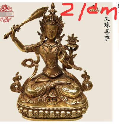 21CM Copper Statue Medicine Master Buddha Yellow God Wealth Green Tara Vajrasattva Great White Umbrella Cover Sun Tathaga acacuss
