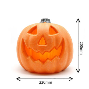24*20cm Pumpkin Lantern Plastic Halloween Led Pumpkin Lamp Flashing Ghost Lighting Festival Park Indoor Garden Decoration New acacuss