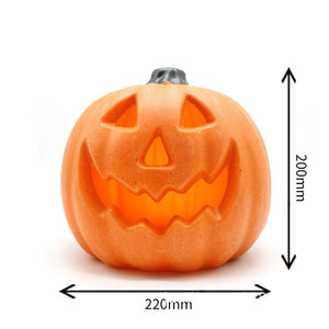 24*20cm Pumpkin Lantern Plastic Halloween Led Pumpkin Lamp Flashing Ghost Lighting Festival Park Indoor Garden Decoration New acacuss