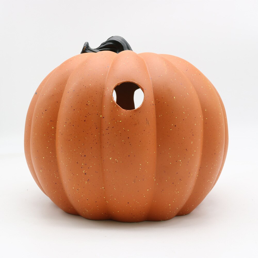 24*20cm Pumpkin Lantern Plastic Halloween Led Pumpkin Lamp Flashing Ghost Lighting Festival Park Indoor Garden Decoration New acacuss