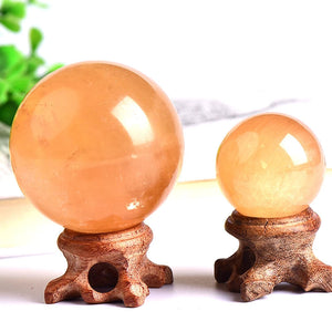 25-80mm Natural Crystal Calcite Ball Energy Polished Beautiful Reiki Health Healing Stone Home Decor Exquisite Souvenirs Gift acacuss