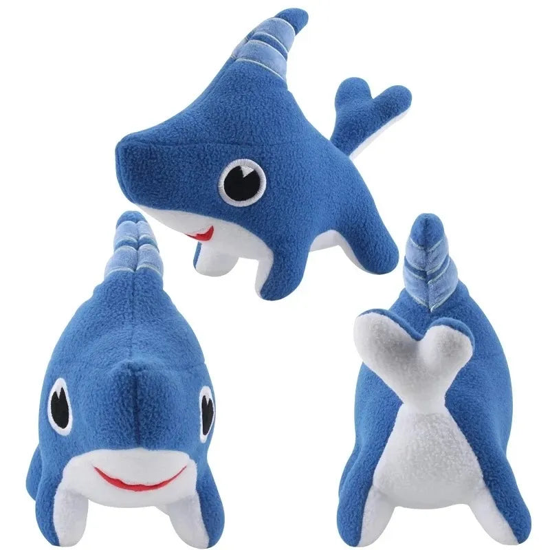25cm Shark Dog Plush Toy Shark Dog Stuffed Animals Blue Shark Stuffed Animals Plushies for Baby Boys Girls Kid Birthday Gift acacuss