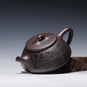 260ml Yixing Purple Clay Teapot Handmade  Filter Xishi Tea Pot Chinese Authentic Zisha Tea Set Kettle Customized Gifts acacuss