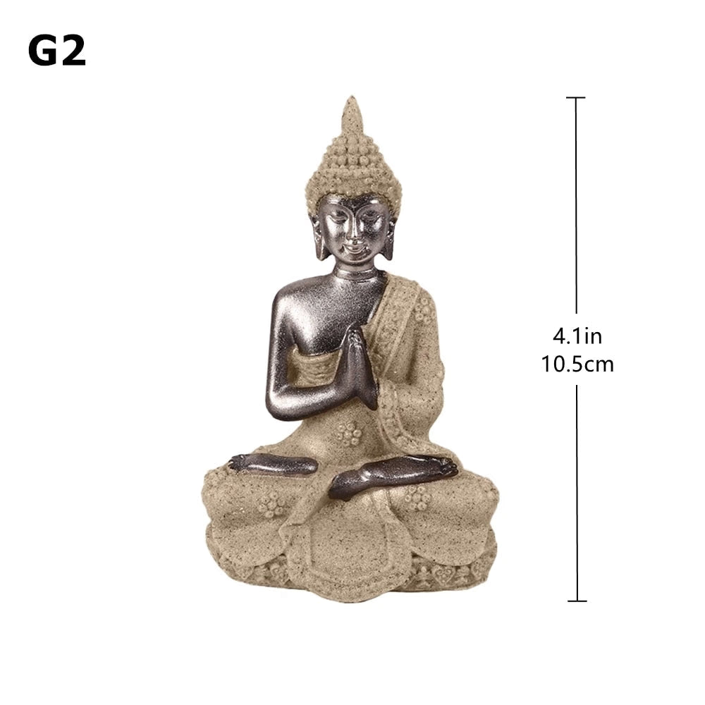 28 Style Miniature Buddha Statue Nature Sandstone Fengshui Thailand Buddha Sculpture Hindu Figurine Home Decorative Ornament 15 acacuss