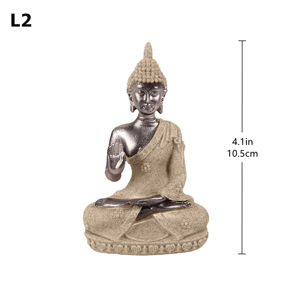 28 Style Miniature Buddha Statue Nature Sandstone Fengshui Thailand Buddha Sculpture Hindu Figurine Home Decorative Ornament 15 acacuss
